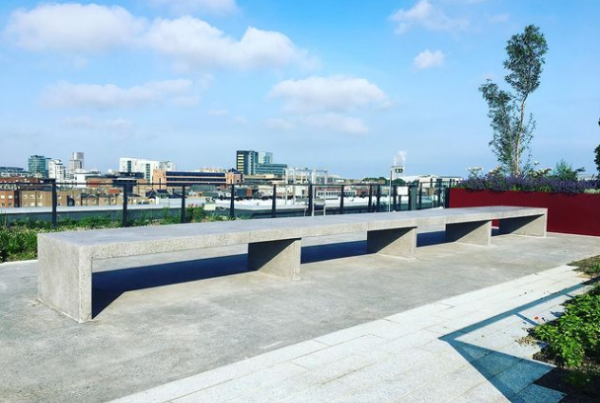 12m precast concrete conference table