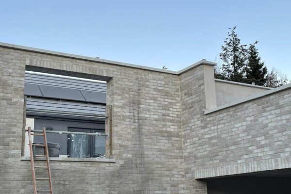 Bespoke white wall cappings at Glenveagh Homes