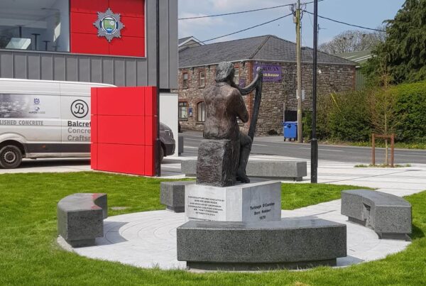 Precast concrete benches and planters, Co. Meath