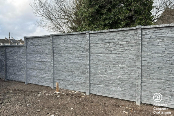 Concrete fencing panel system