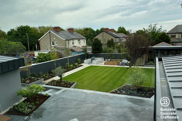 Polished concrete steps Polished concrete steps