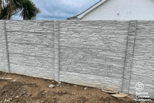 Concrete fence panels