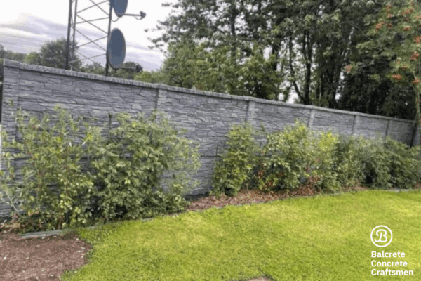 Concrete fence panels