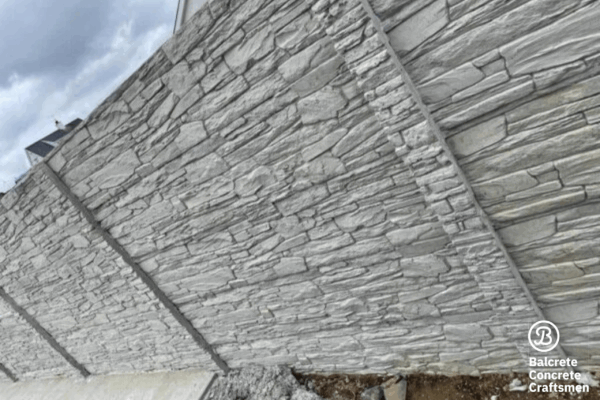 Concrete fence panels